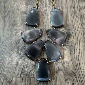 Kendra Scott Harlow Necklace in gold and grey